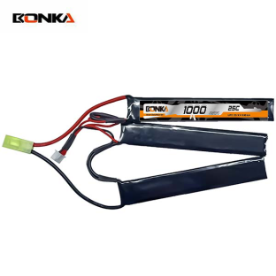 BONKA 1000mAh 25C 3S-3-C Airsoft Gun LiPo Battery